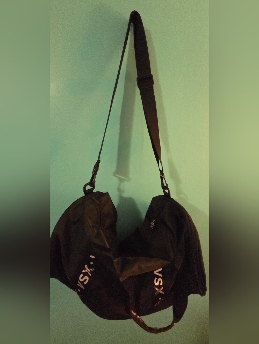 NWT Victoria's Secret Black Travel Gym Sling Bag
